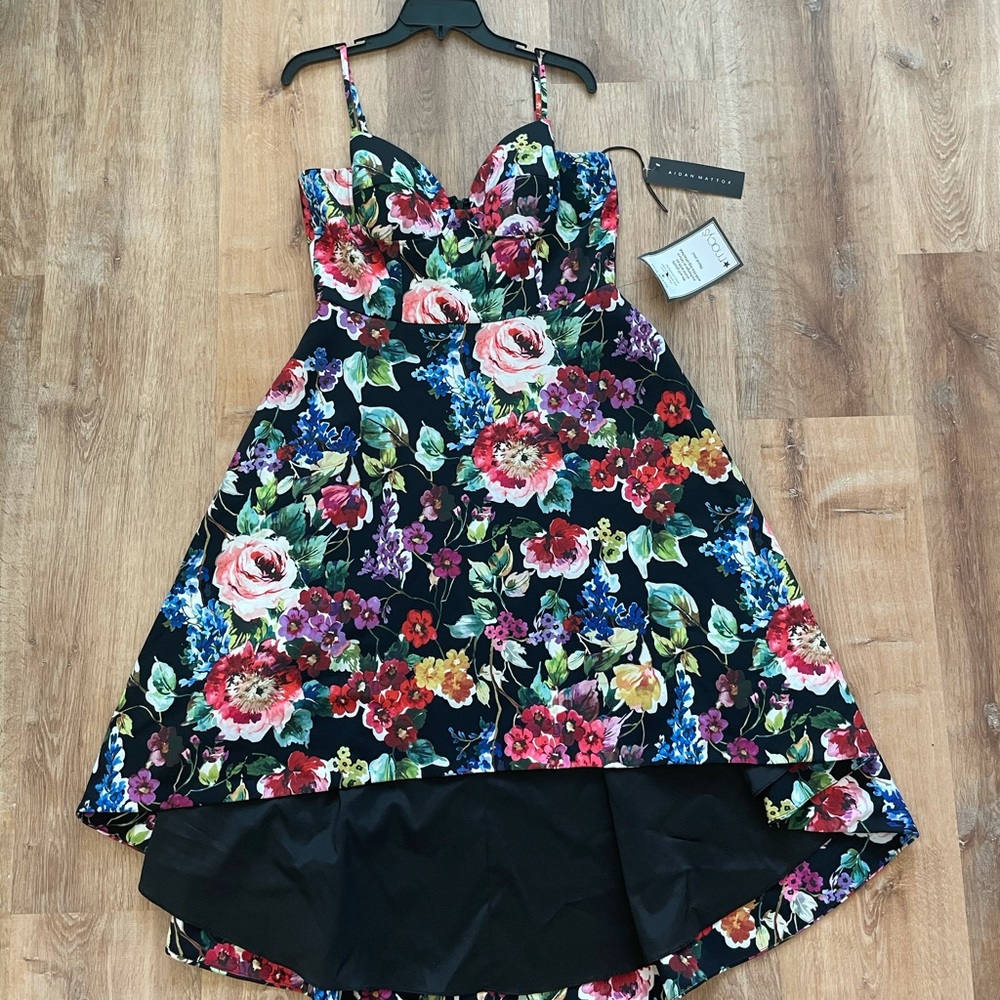 Aiden Mattox Floral Dress